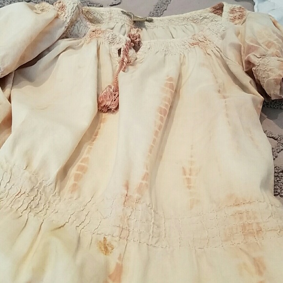 Boho Short Sleeved Tie Dye Top - Picture 5 of 6